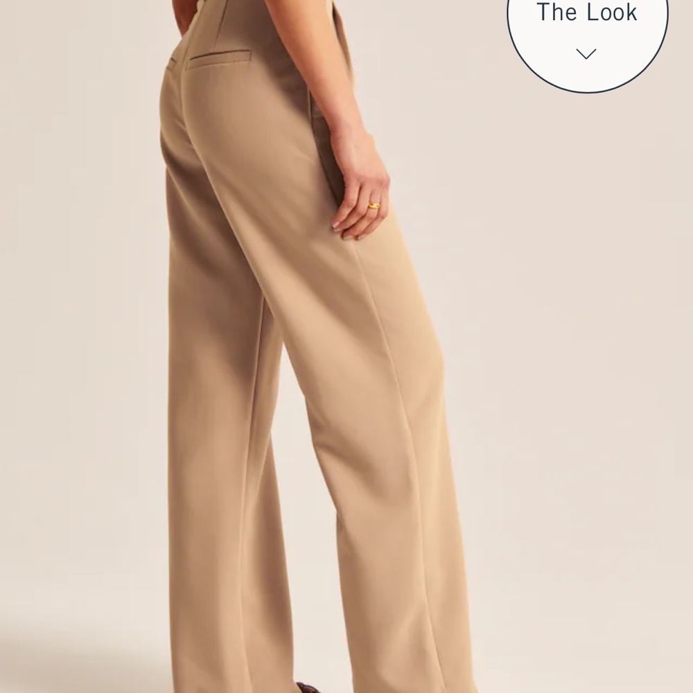 Abercrombie & Fitch size 29S high waisted trousers ; color caramel